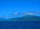 View south across the lagoon to Raiatea