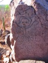 Some of the petroglyphs do look like aliens!