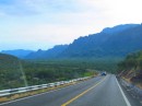 Road back to Puerto Escondido from Loreto