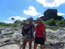 Marie Suzanne and I went for an early morning ruins visit in Tulum