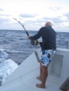 Terry in fishing action