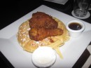 Sensitive stomachs beware, fried chicken on a waffle with maple syrup and whipped cream coming up!!! Washington, DC