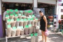 Visiting the Cancun market with Patrycja (friend from P.A)