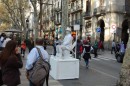 Most unusual street performer, La Ramblas