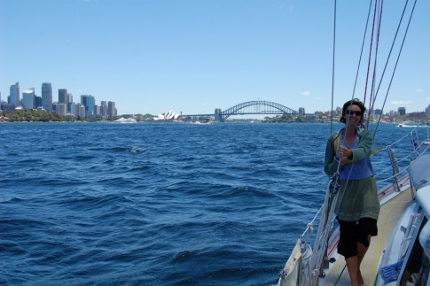 first mate, entering sydney harbour