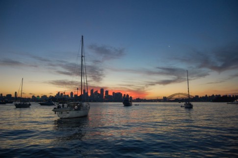 Sunset December 31st 08, Sydney Harbour