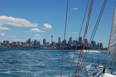 The city of Sydney ahead