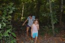 A hike through the hot jungle at Havelock