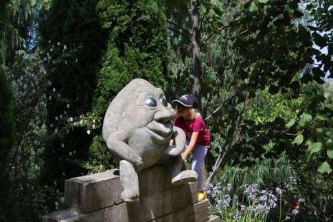 Humpty Dumpty at Looking Glass Gardens, a neat little place