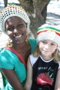 This local lady in Bequia crocheted a lovely hat for Kara
