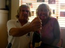 Linda and Bill with Moet