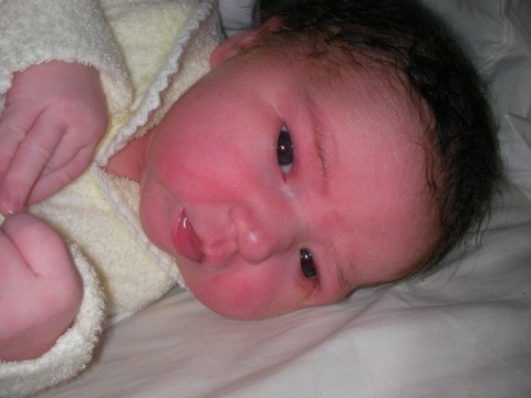 Tahlia Lily Rose 6 hours old