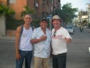 our  tour operators : Andres (guide), driver and Gerard (organiser)