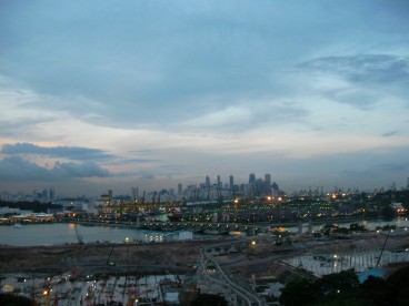 view from merlion