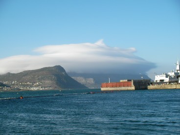 amazing cloud formations simons town