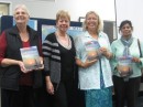 Jenny Haynes (librarian Nambour library) and 2 lovely ladies who enjoyed Linda
