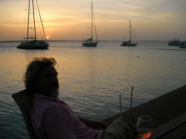 Bar with a view of Valiam Kralendijk Bonaire