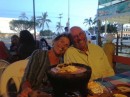 Back in Mazatlan, having a farewell dinner with our friends Chuck and Merry, as they prepare to sail up to the sea, then head home to Oregon.
