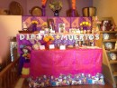 On to a Dia de los Muertos altar.  This one was put together by the director of our Spanish school.