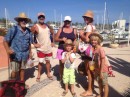 Another shot of happy cruisers.  The mom and the kids were from Tasmania, southeast of Australia!