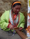 Weaving necklaces 