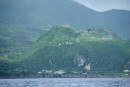 Fortress on St Kitts as we go past