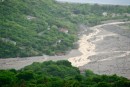 Lava flow - more massive mud flows