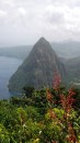 Petit Piton from the top of Gross Piton