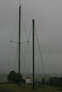 2) The masts from the Rainbow Warrior - the Greenpeace ship that was deliberately sunk in New Zealand so it couldn