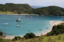 9) The anchorage at Waewaetorea was our favorite in The Bay of Islands - it had it all... a beautiful sandy beach covered with shells, nice green hills to hike, and sparkling clear blue water!