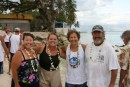 Our outrigger canoe team - we were so proud (and thankful!) we didn