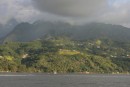 The green hillside of Tahiti!