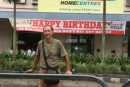 Dave (Baraka) celebrated his big 6-0 while we were in Suva.  We thought it was really nice of this store to hang a sign up just for him!  ;)