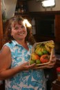 We are loving the fresh fruit!  Mangoes, papayas, very sweet baby bananas, avocados, and lots of limes!   