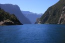 Our 3 hour boat trip (without Gilligan or the Movie Star!) went all around Milford Sound and poked its nose out into the Tasman Sea.