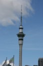 The Sky Tower in downtown Auckland.  There is a bungy jump off the tower as well as a harnessed walk around the top platform (no handrails!).  We enjoyed looking out from the tower, but weren