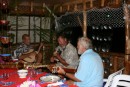 Tom (Warm Rain), Glen, and Dennis (Shilling) entertaining us with guitars before dinner!  Glen didn