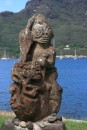 The park overlooked our anchorage in Taiohae.  Most of the carvings in the Marquesas are very traditional - there is a lot of symbolism in each one.