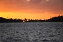 Sunset Between Pau and Ngau Islands
