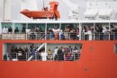 Passengers on deck