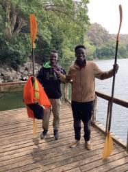 Issah and John, Our Guides At Lake Chala