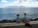 Picnic near the museum with a view of Moorea