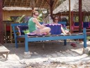 Lunch at Gili Air - a mix between Green Island and Low Isles only a bit bigger with a village on it- Relaxing~!!~