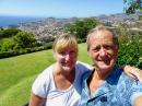 Enjoying the panorama views of Funchal