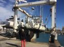 Krabat being lifted out in Les Sables d