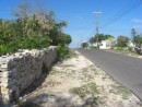A stone fence on South Caicos