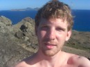 Ryan self portrait on top of Isle Fourchue
