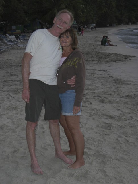 Casey/ Laurilea on the beach at Anegada