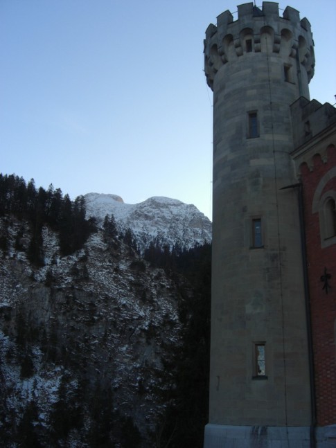 One of the Schloss Neuschwanstein towers.