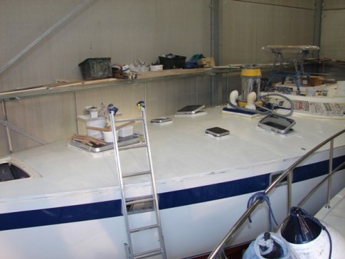 Looking good - starting to look like a proper yacht again.